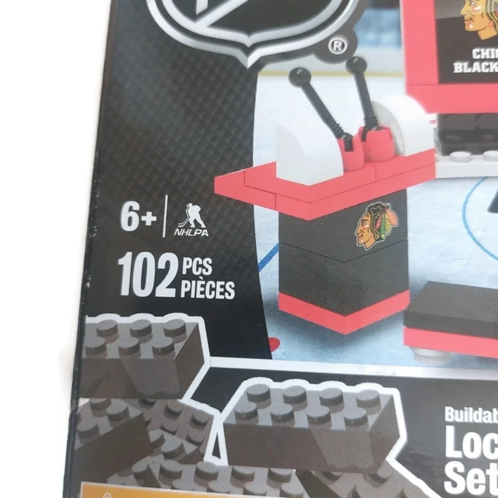 Chicago Blackhawks Buildable Locker Set Jonathan Toews Oyo Sports 102 pcs